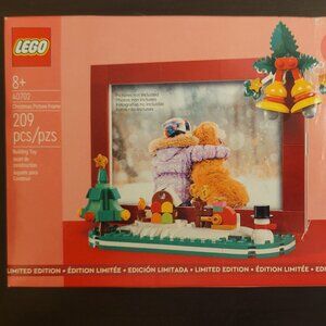 LEGO CHRISTIMAS PICTURE FRAME LIMITED EDITION *NEW* 40702